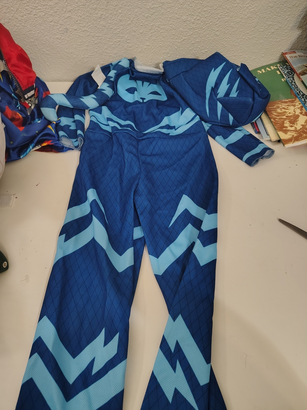Disney PJ Masks Catboy Costume with Mask Size 3T-4T Toddler Boys Blue Halloween
